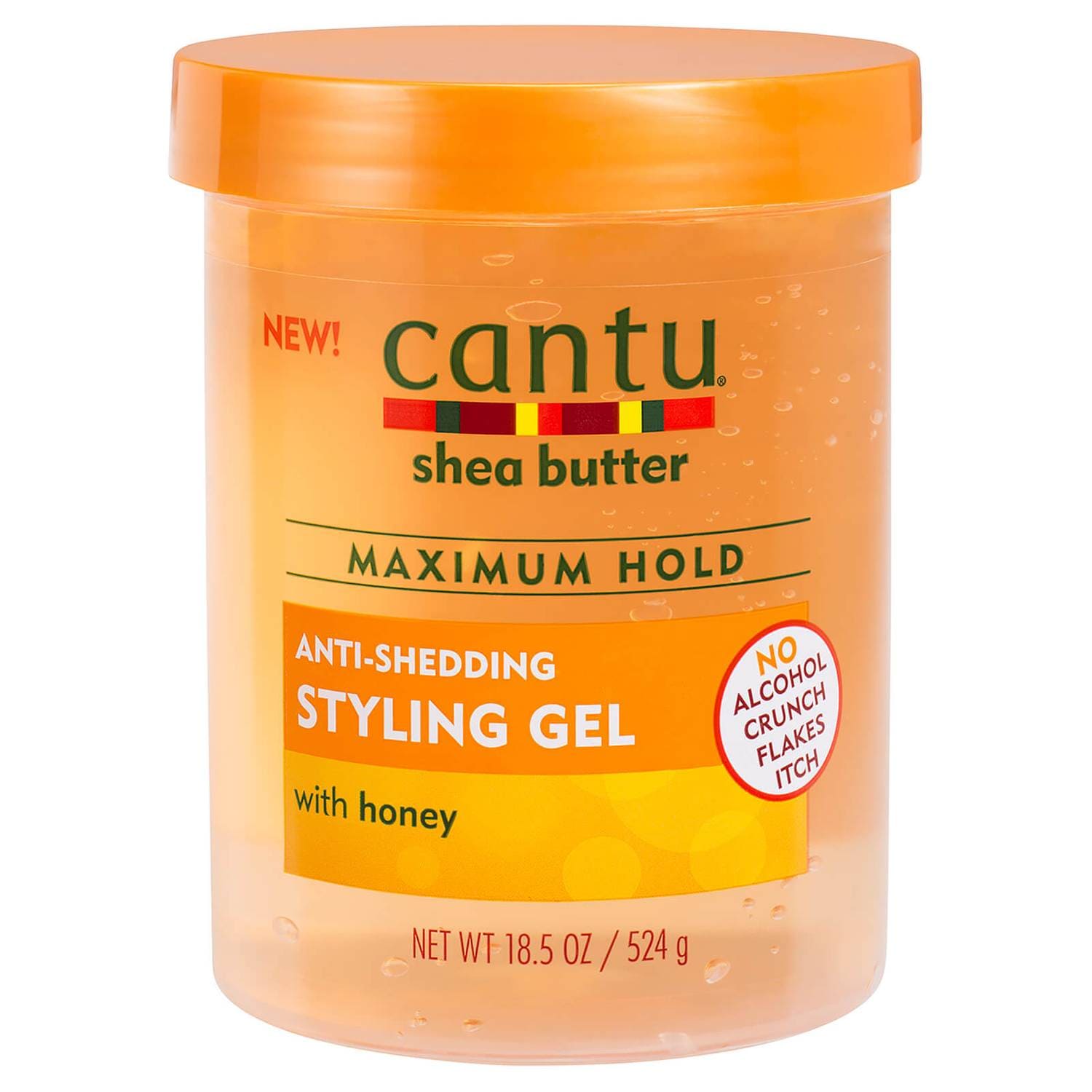 Cantu Shea Butter Maximum Hold AntiShedding Styling Gel 524G